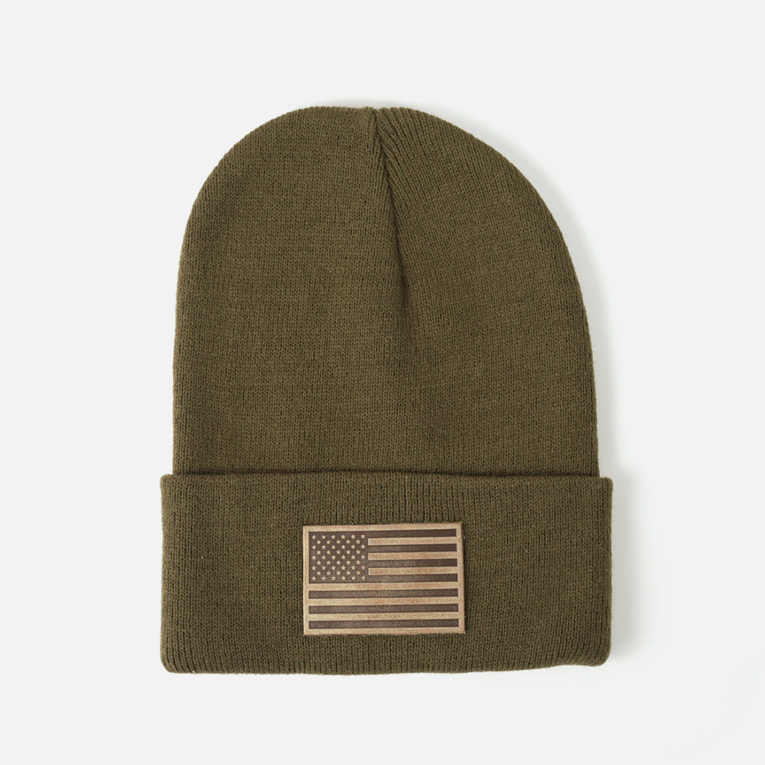 American Flag Knit Beanie