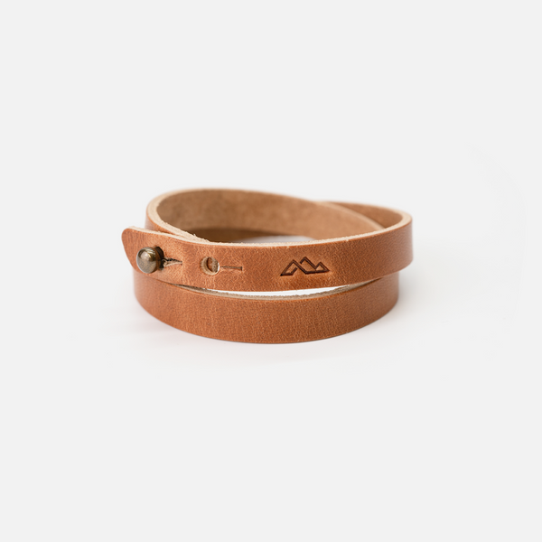 Range Leather Co. - Whitney Wrap Bracelet - Nut Brown